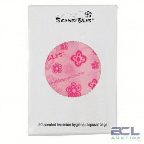 DESCRIPTION: (1) CASE OF (24) SANITARY NAPKIN DISPOSAL BAG BRAND/MODEL: HOSPECO #421x18 SIZE: 3.5 WD 5 HT RETAIL$: $188.09 EA QTY: 1