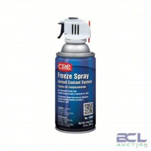 DESCRIPTION: (4) FREEZE SPRAY BRAND/MODEL: CRC SIZE: 10 OZ RETAIL$: $12.25 EA QTY: 4