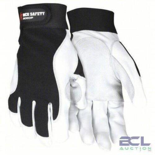 DESCRIPTION: (4) MECHANICS GLOVES BRAND/MODEL: MCR SAFETY #906DPM INFORMATION: BLACK AND WHITE SIZE: SIZE MED RETAIL$: $15.25 EA QTY: 4