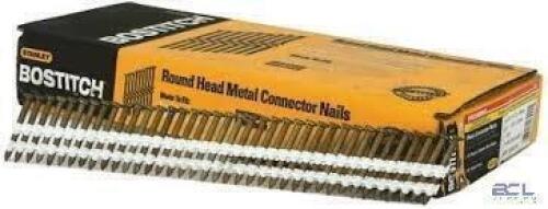 DESCRIPTION: (1) CASE OF APPROX (4000) ROUND HEAD NAILSBRAND/MODEL: BOSTITCHSIZE: 21 INRETAIL$: $90.00 EAQTY: 1