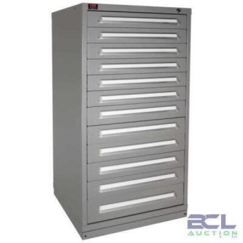 DESCRIPTION: (1) MODULAR DRAWER CABINET BRAND/MODEL: LYON INFORMATION: 12 DRAWERS, 400LB PER DRAWER CAPACITY RETAIL$: $4,006.15 SIZE: 30" X 28 1/4" X