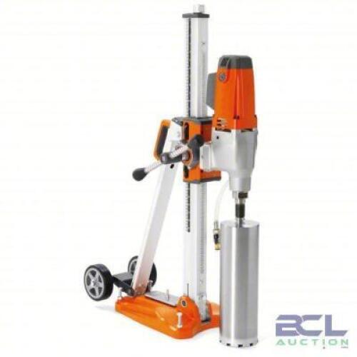 DESCRIPTION: (1) DIAMOND CORING RIG BRAND/MODEL: HUSQVARNA/DMS 240 INFORMATION: 100 to 120V AC, 10 in Capacity (Concrete), Variable Speed, 2.9 hp, 60&deg;