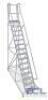 DESCRIPTION: (1) ROLLING LADDER BRAND/MODEL: COTTERMAN INFORMATION: 15 STEPS, SEE INSPECTION, 450LB CAPACITY, PIC MAY NOT BE EXACT ITEM RETAIL$: $1,95