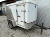 2015 INTERSTATE MFG MODEL SI50SAFS 5' ENCLOSED TRAILER.