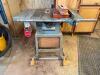 DELTA MODEL 10 CONTRACTORS TABLE SAW. W/ DADO STACK
