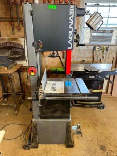 LAGUNA 14-TWELVE BANDSAW W/ (4) ADDITIONAL BLADES.