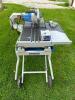 KOBALT 15 AMP 10" BLADE WET SLIDING TABLE TILE SAW WITH STAND. - 6