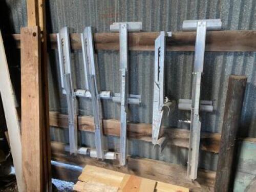 (5) ALUMINUM LADDER JACKS