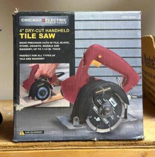 4" DRY CUT HANDHELD TILE SAW