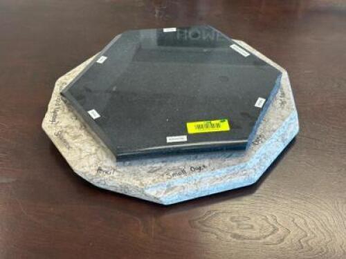 (2) - STONE LAZY SUSAN
