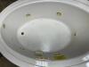 WHITE OVAL JACUZZI TUB - 6