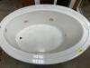 WHITE OVAL JACUZZI TUB - 7