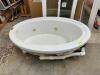 WHITE OVAL JACUZZI TUB - 10
