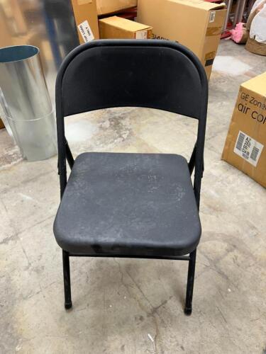 (3)- METAL FOLDING CHAIRS