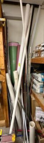 ASSORTED PVC AND COPPER PIPING