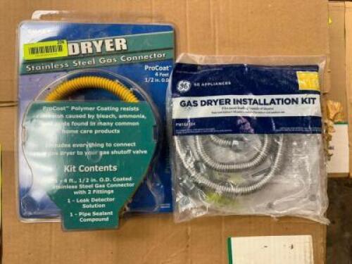(2)- GAS DRYER INSTALLATION KITS