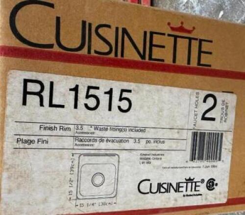 CUISINETTE RL1515 STAINLESS SINK