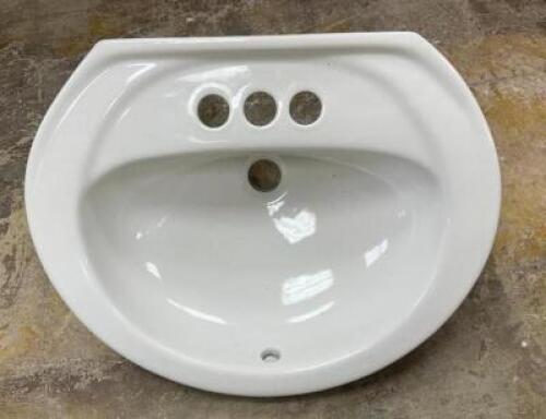 WHITE BATHROOM SINK