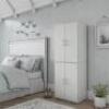 DESCRIPTION: (1) STORAGE CABINET BRAND/MODEL: MAINSTAYS #7224015PCOM INFORMATION: WHITE RETAIL$: $100.00 SIZE: 59 7/8"h X 15 7/16"w X 21 5/16"d QTY: 1