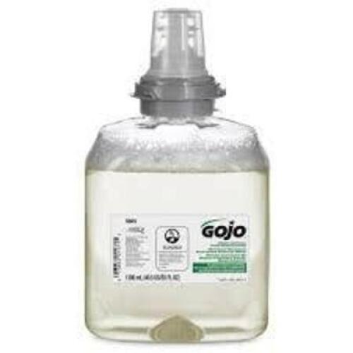 DESCRIPTION: (6) HAND SOAP DISPENSER REFILL BRAND/MODEL: GOJO GREEN CERTIFIED SIZE: 2 L RETAIL$: $25.00 EA QTY: 6