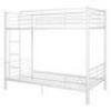 DESCRIPTION: (1) BUNK BED BRAND/MODEL: CYMAX #BTOTWH INFORMATION: WHITE RETAIL$: $284.99 SIZE: TWIN QTY: 1