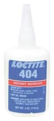 DESCRIPTION: (4) INSTANT ADHESIVE BRAND/MODEL: LOCTITE 404 #36D059 SIZE: 4 OZ RETAIL$: $244.17 EA QTY: 4