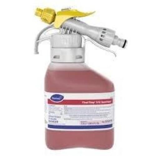 DESCRIPTION: (6) FINAL STEP SANITIZER BRAND/MODEL: DIVERSEY 512 SIZE: 1.5L RETAIL$: $63.30 EA QTY: 6