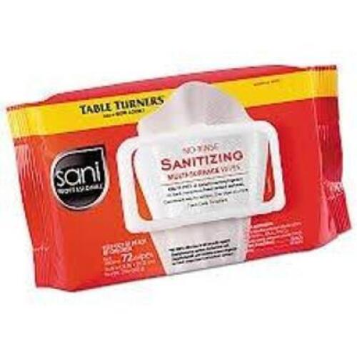 DESCRIPTION: (6) SANITIZING WIPES BRAND/MODEL: SANI PROFESSIONAL #403T85 SIZE: 95 WIPE SPERM CONTAINER RETAIL$: $109.76 TOTAL QTY: 6