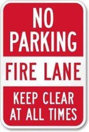 DESCRIPTION: (1) NO PARKING FIRE LANE SIGN SIZE: ALUMINUM RETAIL$: $56.00 EA QTY: 1