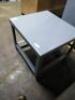 DESCRIPTION: (1) WORK TABLE BRAND/MODEL: DURHAM INFORMATION: GRAY, STEEL SIZE: 30" W X 28" W X 24" H RETAIL$: $423.99 EA QTY: 1 - 4