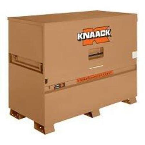 DESCRIPTION: (1) STORAGEMASTER CHEST, TOOL STORAGE CHEST FOR JOBSITEBRAND/MODEL: KNAACK #89INFORMATION: BROWNSIZE: 30" X 60" X 49"RETAIL$: $1525.00 EAQTY: 1
