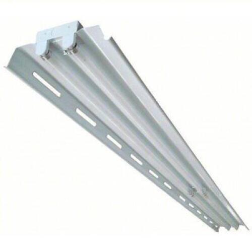 DESCRIPTION: (3) FLUORESCENT FIXTURE BRAND/MODEL: LUMAPRO #2NAX5 INFORMATION: 120 TO 277V, FOR BULB TYPE F32T8 SIZE: 4" X 96" X 10" RETAIL$: $184.12 E
