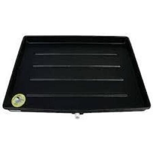 DESCRIPTION: (1) DRAIN PAN BRAND/MODEL: ASURITY #6-2739 INFORMATION: BLACK, PLASTIC, NO LEAKAGE SIZE: 27" X 39" RETAIL$: $58.13 EA QTY: 1