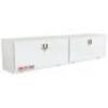 DESCRIPTION: (1) UNDER BED TRUCK STORAGE BOX BRAND/MODEL: JOBOX INFORMATION: WHITE, TWO DOOR, LONG SIZE: 16" X 18" X 96" RETAIL$: $824.00 EA QTY: 1