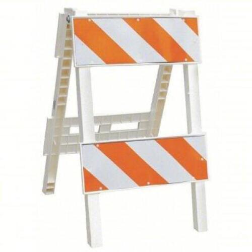 DESCRIPTION: (2) TYPE 2 FOLDING BARRICADE BRAND/MODEL: CORTINA #1EKT4 INFORMATION: REFLECTIVE SIZE: 24" X 40" RETAIL$: $119.98 EA QTY: 2