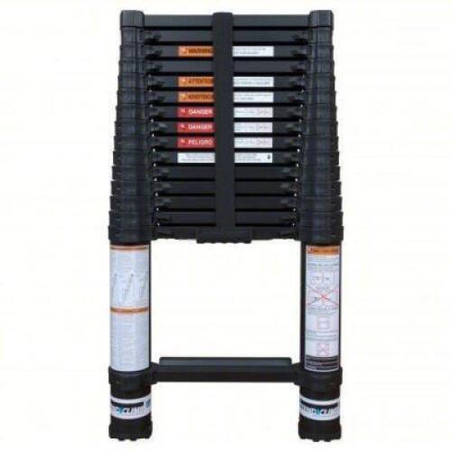 DESCRIPTION: (1) TELESCOPING EXTENSION LADDER BRAND/MODEL: XTEND+CLIMB #55KR49 INFORMATION: ALUMINUM, 300 LB LOAD CAPACITY - MAX SIZE: 15.5 FT OVERALL