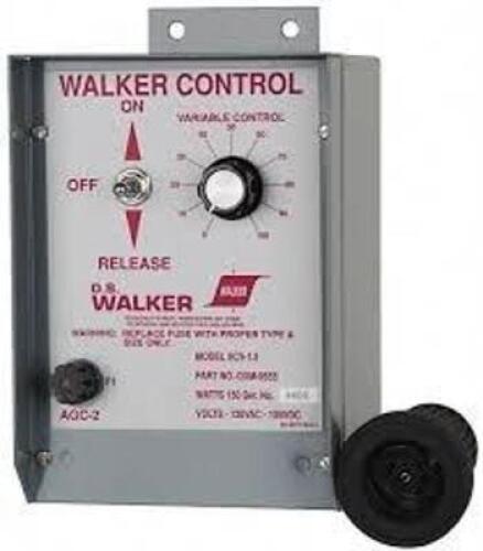 DESCRIPTION: (1) ELECTROMAGNETIC CHUCK CONTROL BRAND/MODEL: WALKER CONTROL #SCV150WS INFORMATION: 150 WATTS, 120V AC RETAIL$: $1051.00 EA QTY: 1