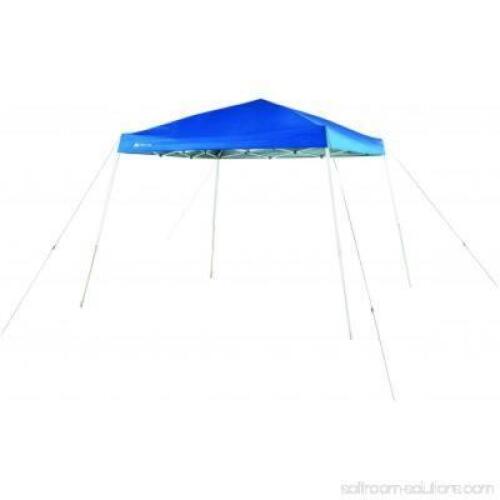 DESCRIPTION: (1) SLANT LEG CANOPY BRAND/MODEL: OZARK TRAIL #565835654 INFORMATION: BLUE RETAIL$: $312.51 SIZE: 10X10 QTY: 1