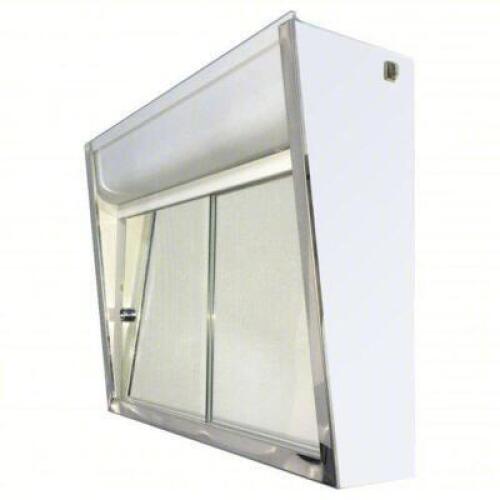 DESCRIPTION: (1) MEDICINE CABINET BRAND/MODEL: KETCHAM #6MXY9 INFORMATION: RECTANGULAR, GLASS, RUST RESISTANT, LIGHTED SIZE: 19 1/2 IN X 24 IN X 7 1/2