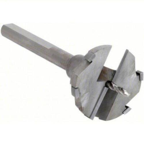 DESCRIPTION: (1) DOOR KNOB PROFILE ROUTER BIT BRAND/MODEL: WESTWARD #16Y630 INFORMATION: FRACTIONAL INCH, CARBIDE TIPPED, 2 1/8 IN CUTTER DIA. RETAIL$