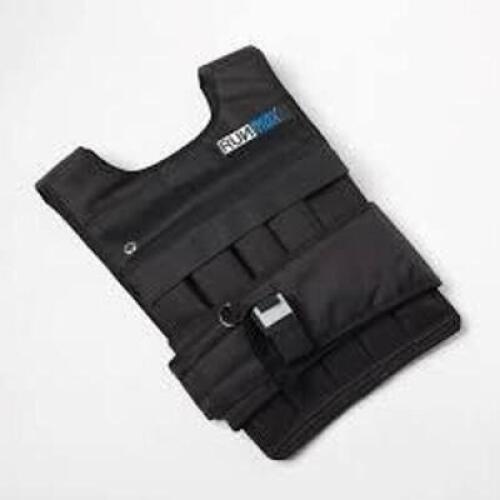 DESCRIPTION: (1) WEIGHTED VEST BRAND/MODEL: RUNMAX #784672583909 INFORMATION: 60 LBS WITH SHOULDER PADS RETAIL$: $59.99 EA QTY: 1