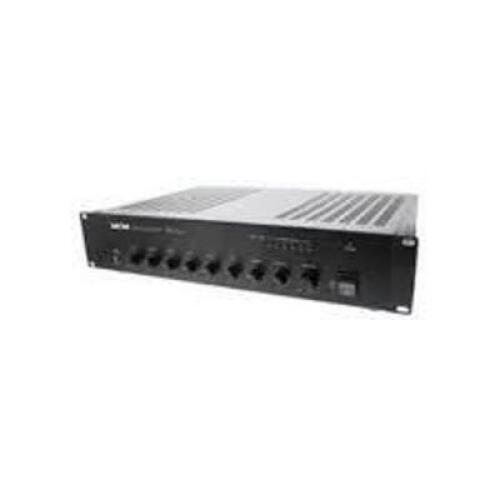 DESCRIPTION: (1) MIXER / AMPLIFIER BRAND/MODEL: MCM CUSTOM AUDIO #555-26050 RETAIL$: $239.00 EA QTY: 1