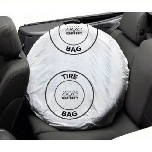 DESCRIPTION: (1) CASE OF (125) EXTRA LARGE TIRE BAG BRAND/MODEL: SLIP-N-GRIP #4GYW5 INFORMATION: WHITE SIZE: 47X48 RETAIL$: $163.97 EA QTY: 1
