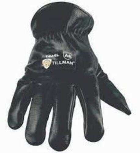 DESCRIPTION: (3) PAIRS OF OIL AND MOISTURE RESISTANT DRIVERS BRAND/MODEL: TILLMAN #1445L INFORMATION: TOP GRAIN GOATSKIN SIZE: LARGE RETAIL$: $29.55 E