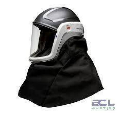 DESCRIPTION: (2) HARD HAT WITH ADDITIONAL PROTECTION BRAND/MODEL: 3M VERSAFLO #11W001 INFORMATION: GRAY SIZE: IMAGES ARE FOR ILLUSTRATION PURPOSES ONL