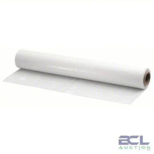 DESCRIPTION: (1) ROOS OF PLASTIC SHEETING BRAND/MODEL: ABILITY ONE #55VF94 SIZE: 4 MIL THICK 8 FT WD 100 FT LONG RETAIL$: $63.11 EA QTY: 1