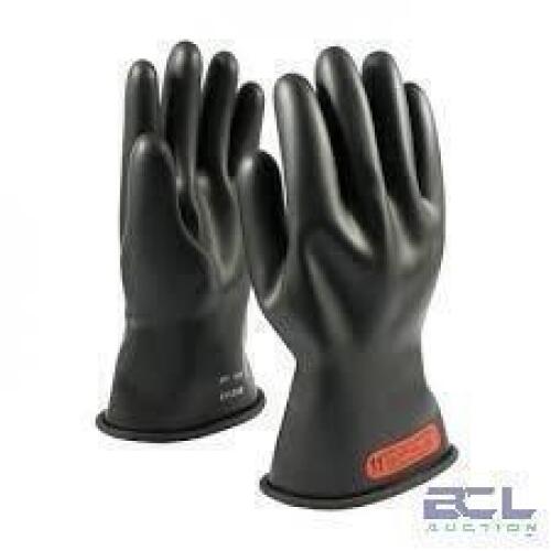 DESCRIPTION: (1) PAIR OF RUBBER INSULATING GLOVES BRAND/MODEL: NOVAX #150-0-11/11 INFORMATION: BLACK SIZE: SIZE 11 RETAIL$: $80.00 EA QTY: 1