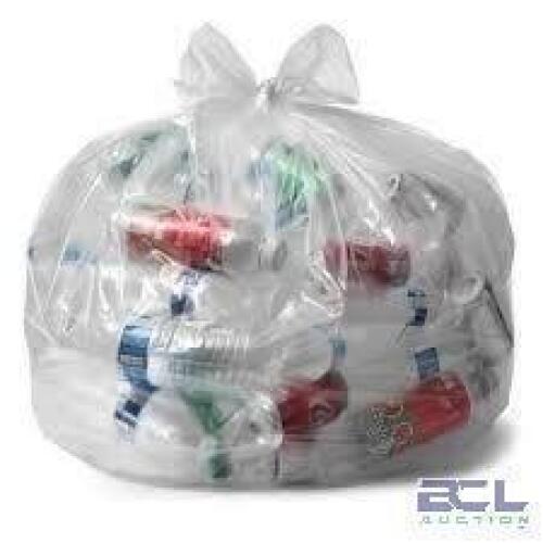 DESCRIPTION: (1) CASE OF (50) CAN LINERS BRAND/MODEL: PRODUCT NUMBER #RXS9011XC INFORMATION: CLEAR SIZE: 48" X 52", 2.0 MIL RETAIL$: $55.95 EA QTY: 1