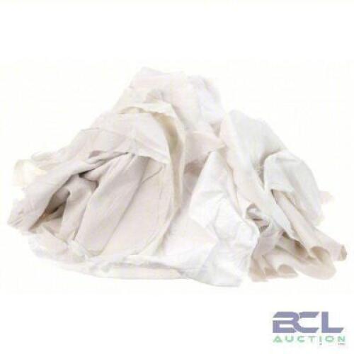 DESCRIPTION: (1) CASE OF MISC CLOTH RAG BRAND/MODEL: TOUGH GUY #3U586 INFORMATION: WHITE SIZE: 25 LB RETAIL$: $160.70 EA QTY: 1
