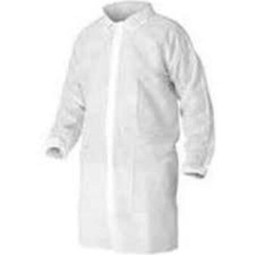 DESCRIPTION: (1) CASE OF (30) DISPOSABLE LAB COAT BRAND/MODEL: LC0-WE-NW-HD-5XL-WHITE INFORMATION: WHITE SIZE: 5XL RETAIL$: $100.00 EA QTY: 1